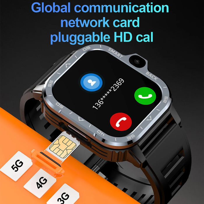 2G RAM 16G ROM Android Smart Watch with GPS, Dual Camera, NFC, 4G SIM & WiFi