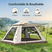 Mesh windows for optimal ventilation and comfortable experience