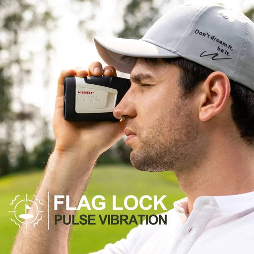 Sleek and compact rangefinder for golfers and outdoor adventurers