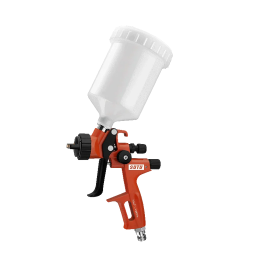 SUTU Spray Gun - Orange for Car and Furniture, High Atomization Air Tools