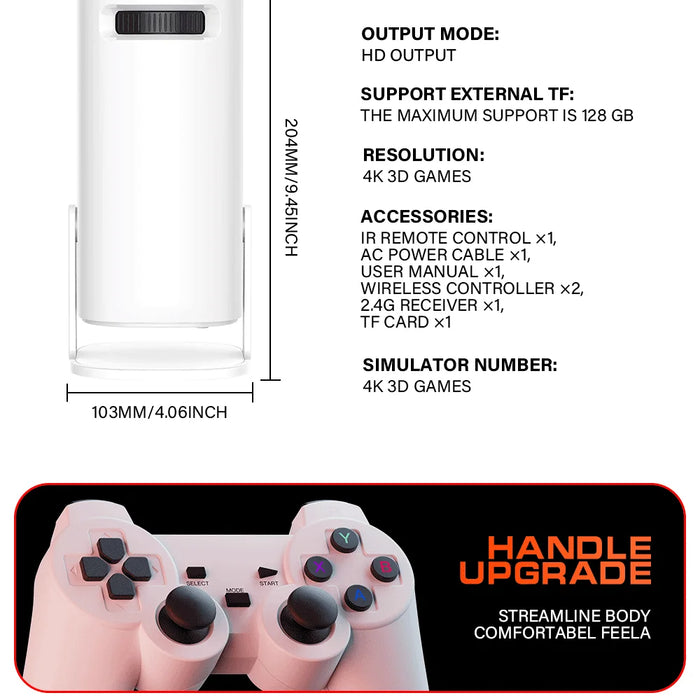 8000 lumens for bright, sharp images, even in outdoor settings