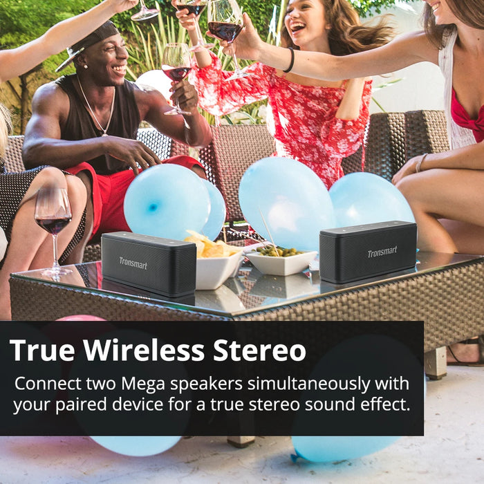 Waterproof Wireless Speaker with NFC and Voice Assistant