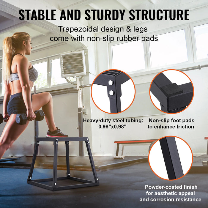 Durable non-slip Plyometric Jump Boxes for high-impact training