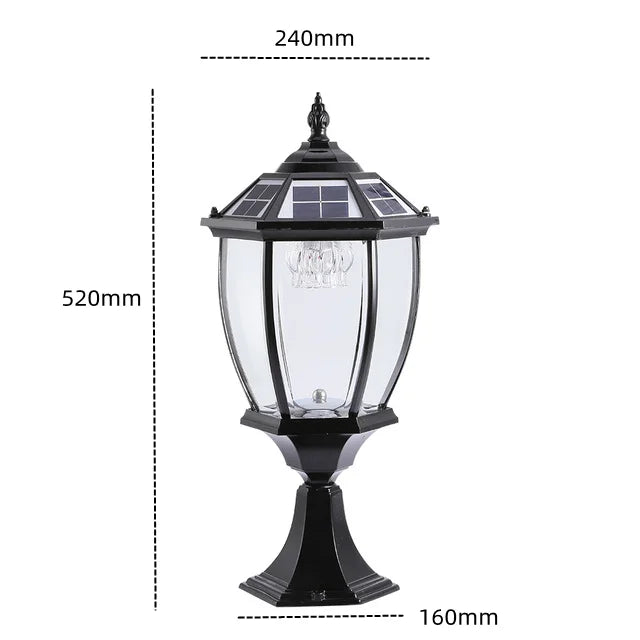Durable Aluminum Solar-Powered Outdoor Spotlight