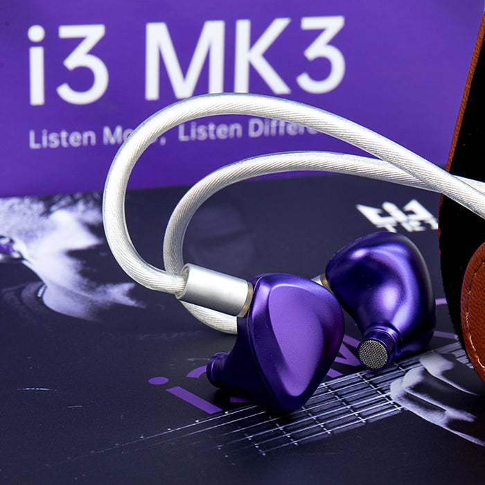 Premium 3-Driver Hybrid Wired Earphones for High-Fidelity Sound