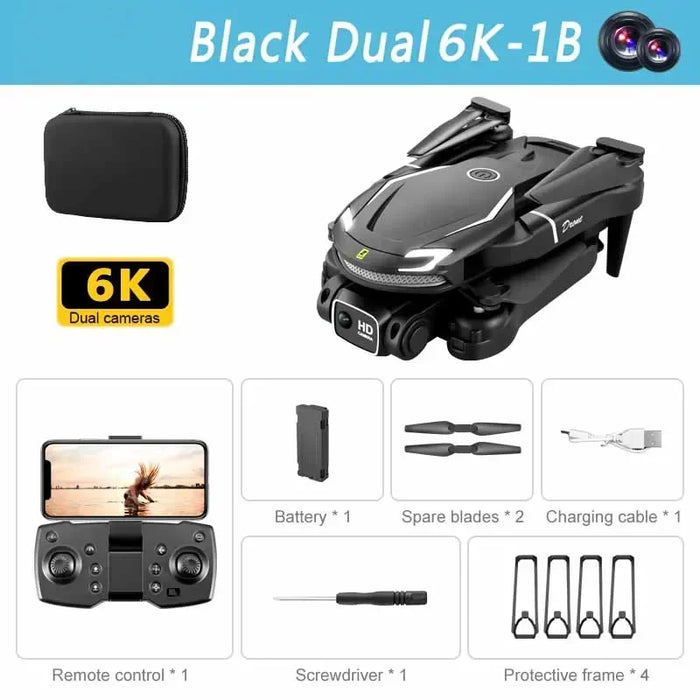 6K Dual Camera Drone Quadcopter for Breathtaking Aerial Footage Capture