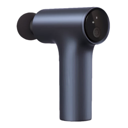 Portable Muscle Massage Gun - Grey With 3 Heads for deep muscle relaxation and fatigue relief