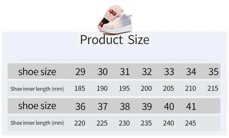 Kids Roller Skate Shoes Retractable Wheels Four-Wheel Walking Skates - Purple - Size 38 - Fun and stylish purple roller skate shoes with retractable wheels for walking and skating