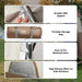 Portable camping shower tent with privacy, 168cm x 168cm x 220cm, ideal for outdoor activities