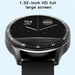 White shell 2-in-1 smartwatch with TWS earbuds and 132 AMOLED display