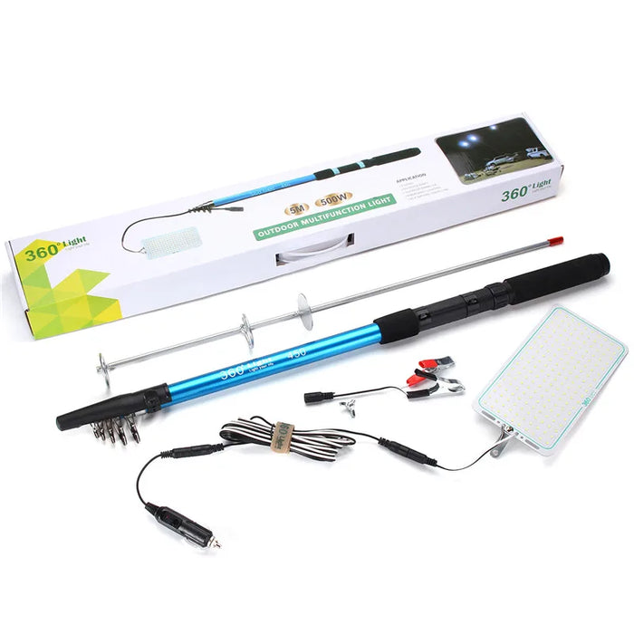 5M LED Fishing Rod Lantern for Camping, Outdoor & Night Use