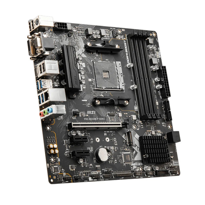 AMD B550M AM4 DDR4 M2 PCI-E Gen3 Motherboard for content creation