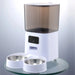 Automatic Feeder Double Bowl WIFI Smart 5L for Cats and Dogs - Convenient and Automated Feeding Solution for Pets at Home
