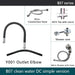 Soothing Waterfall Flow Portable Spa Waterfall Outlet Head for Salon 