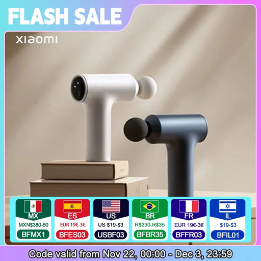 Powerful thrust massage gun with dual modes and 3 intensity levels