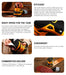Random Orbit Sander 320W 14000RPM Dust Collection Polisher for Home DIY Carpentry