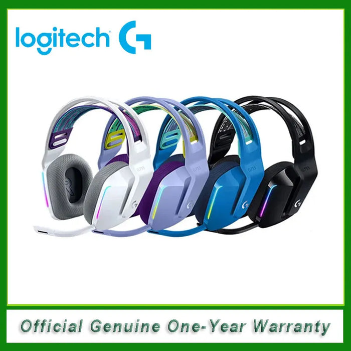 Wireless Gaming Headset with DTS 7.1 Surround & RGB Lighting black