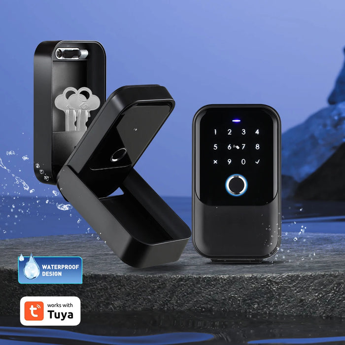 Outdoor Smart Key Safe with Fingerprint & Wi-Fi Access