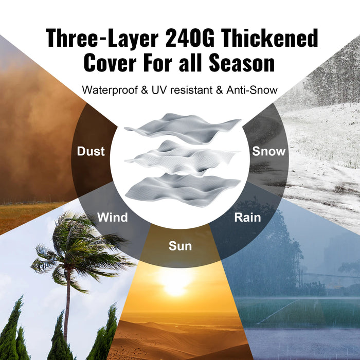 Waterproof heavy duty all-weather tent for vehicles and outdoor gear