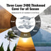 Waterproof heavy duty all-weather tent for vehicles and outdoor gear