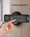 Biometric, Key & Keypad Doorknob Function for Versatile Access