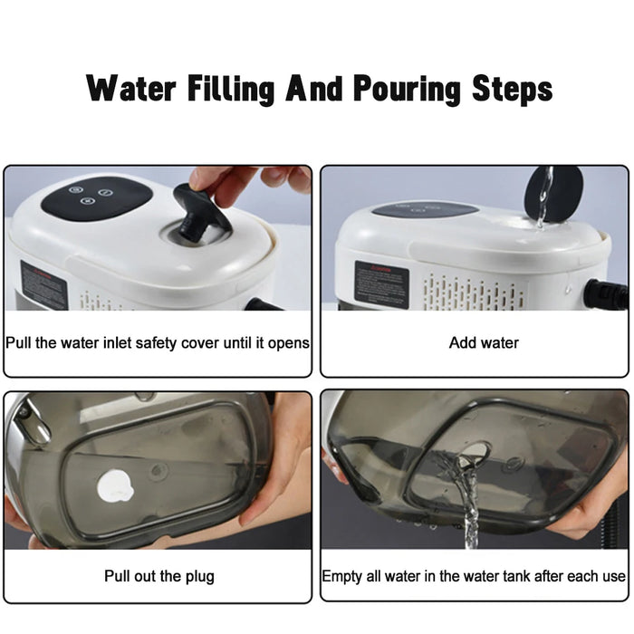 Corded High-Temp Steam Cleaner for Kitchen, Bathroom & AC mechanical1