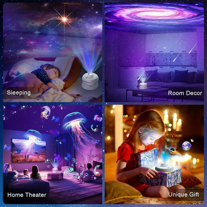 13 switchable 4K HD celestial scenes projector with user-friendly touch controls