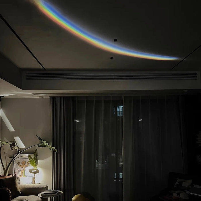 Silvery Rainbow Desk Light for Living Room Decor
