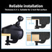 Compatible with popular racing wheels like Logitech G29 and Thrustmaster T300RS/GT