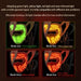 Silicone LED face mask with 7 colors red light therapy promoting skin rejuvenation