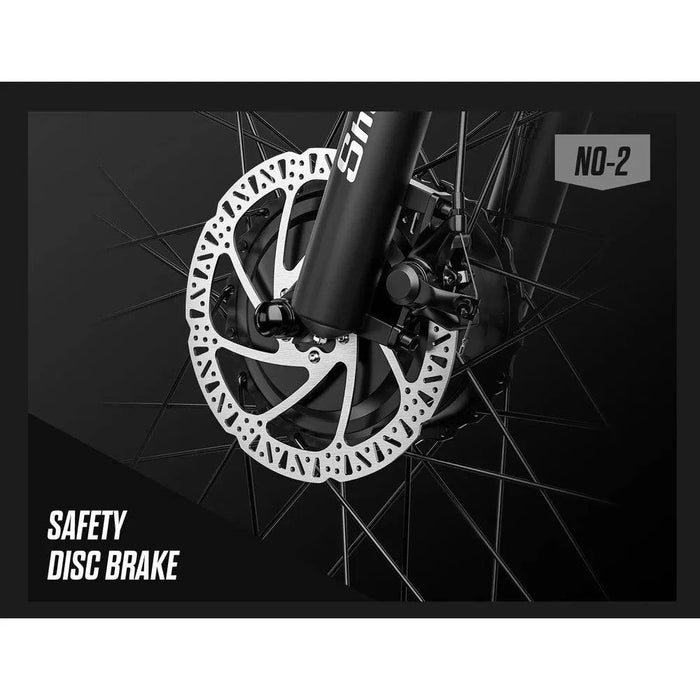 66 cm Fat Tyres for Enhanced Traction and Stability