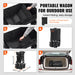 Collapsible folding wagon cart with 350 lbs capacity for all-terrain use