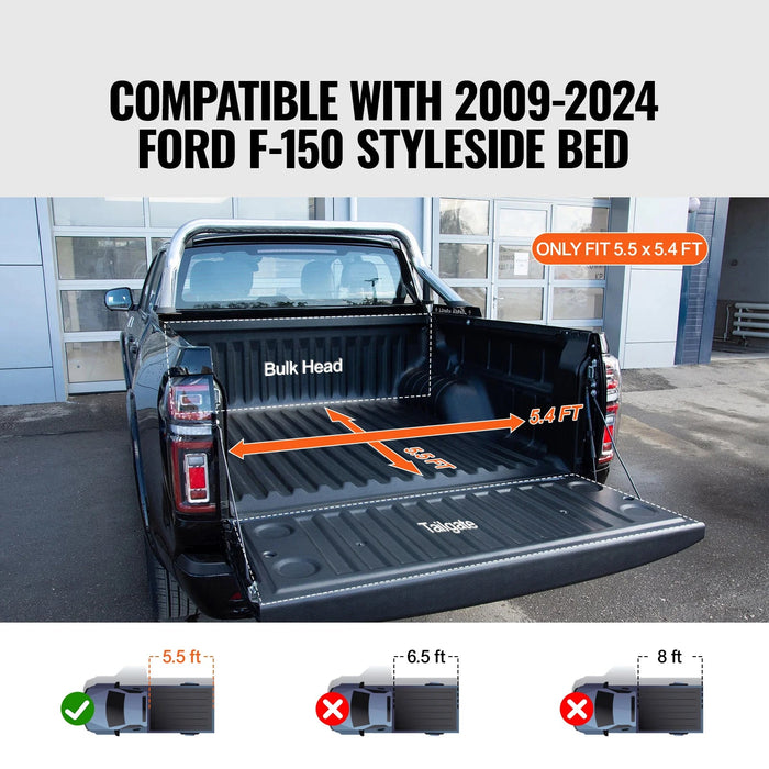Tool-free, no-drill installation with adjustable clamps