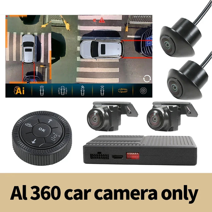 10.36” 4K RV Backup Camera System with 4 AHD Cameras