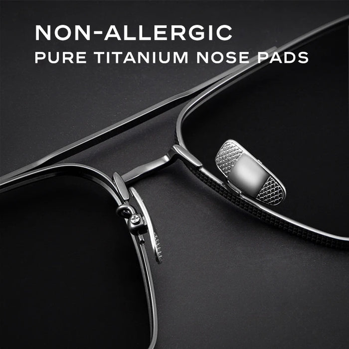 Polarized Outdoor Sunglasses with Gray Photochromic Lens