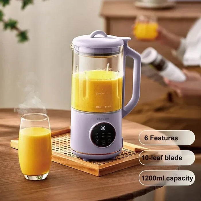 Constructed from high-quality borosilicate glass and stainless steel, providing a sleek and modern look