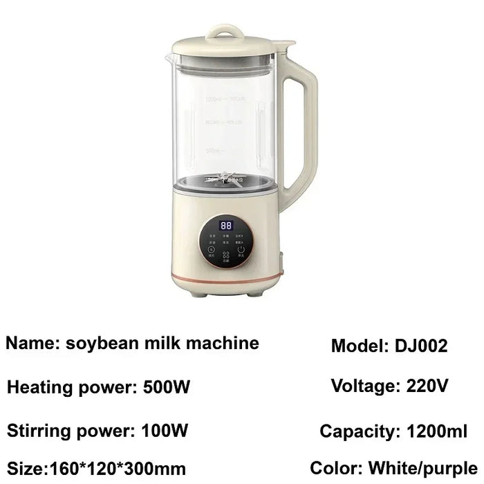 Large capacity of 1200ml, suitable for preparing drinks for the entire family