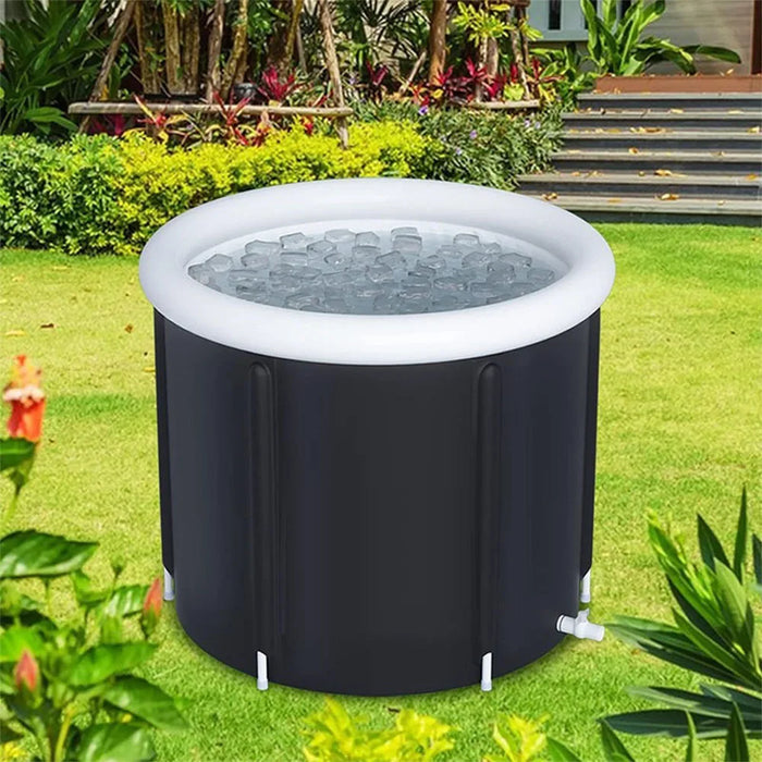 Portable Inflatable Ice Bath Tub for Adults & Outdoor Use