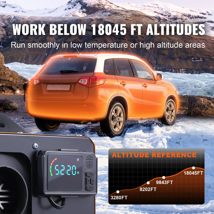 8KW Diesel Air Heater 12V with LCD Display, Remote Control, Silencer for Car, Truck, Boat, RV Parking