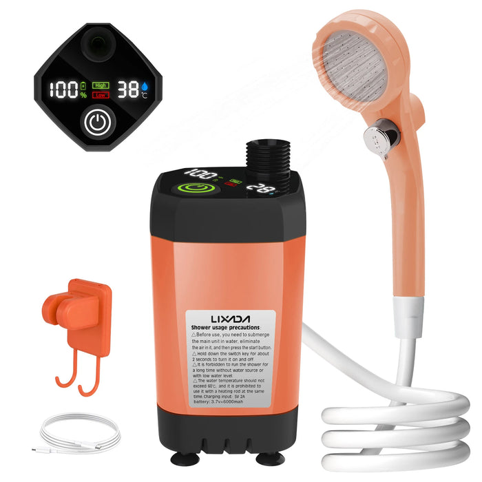Convenient Digital Display for Monitoring Water Temperature and Battery Level