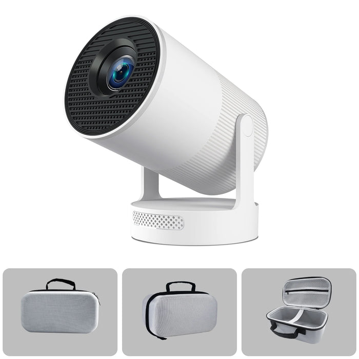 Ultra Portable HY300 Projector with 4K Support & Bag