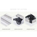 Square or rectangle design trolley made from stainless steel 304