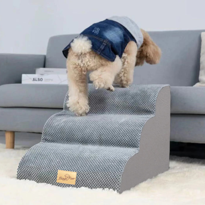 Gentle incline reduces joint strain for safe climbing onto furniture