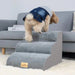 Gentle incline reduces joint strain for safe climbing onto furniture