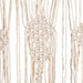 Set of 2 handwoven rustic bohemian curtains for room dividers