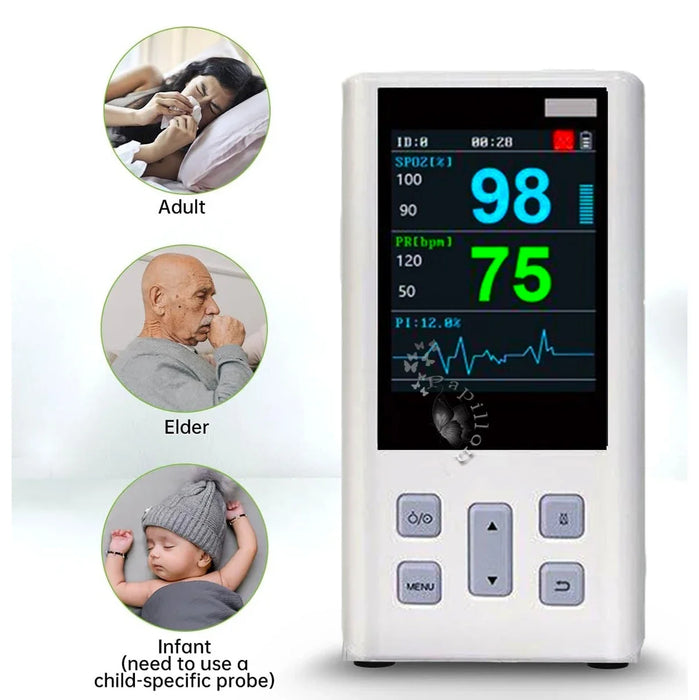 Handheld Newborn Pulse Oximeter with 2.8" LCD Display