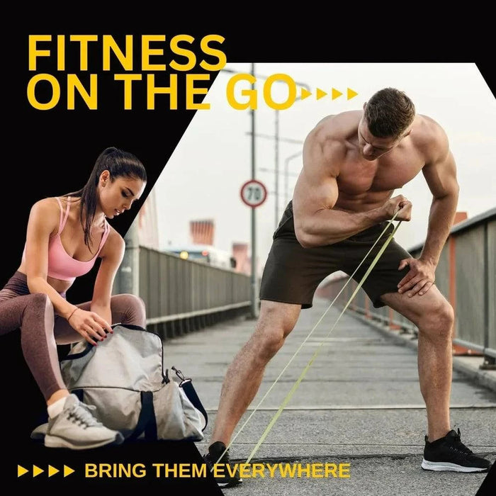 High-Performance Durable Resistance Bands for Enhanced Workouts (5 pcs) in Green