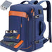 Royal Blue Large Capacity Expandable Water Resistant Backpack with Packing Cubes