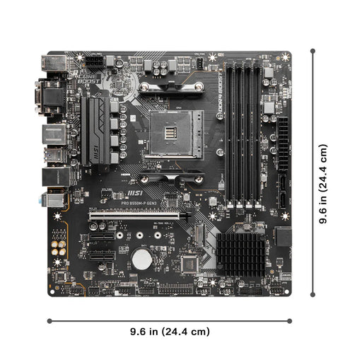 Micro-ATX AMD B550M Motherboard with PCI-E Gen3 support