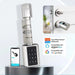 Fingerprint Cylinder Smart Door Lock Silver with Gateway Digital Keypad Key Card